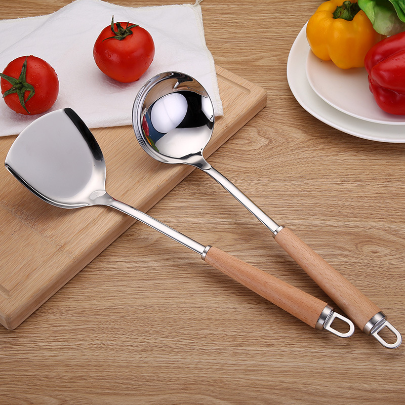 Beech handle utensils supplier Utensil Manufacturers