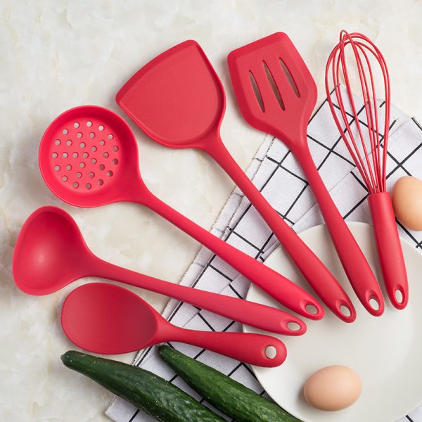 Red Silicone Kitchenware Set (1)