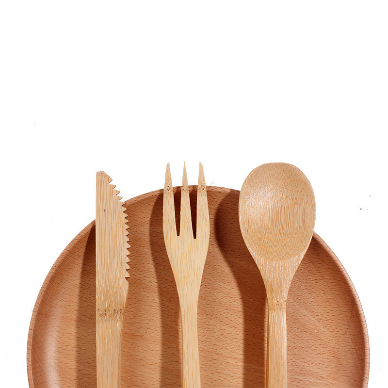 Simple bamboo tableware for sale Utensil Manufacturers